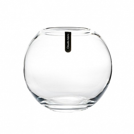 FLORERO VIDRIO REDONDO PECERA