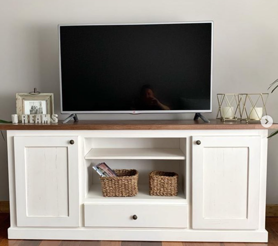 RACK DE TV COMBINADO 1.60 x 0.40 x 0.69