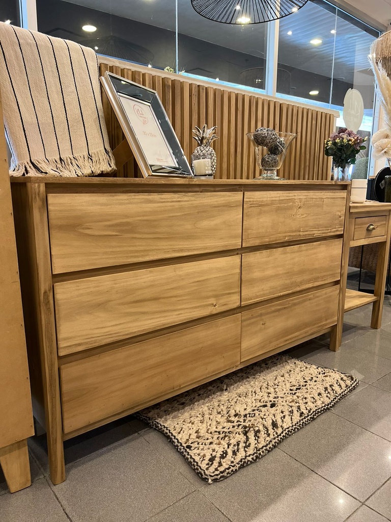 COMODA NORDICA 6 CAJONES